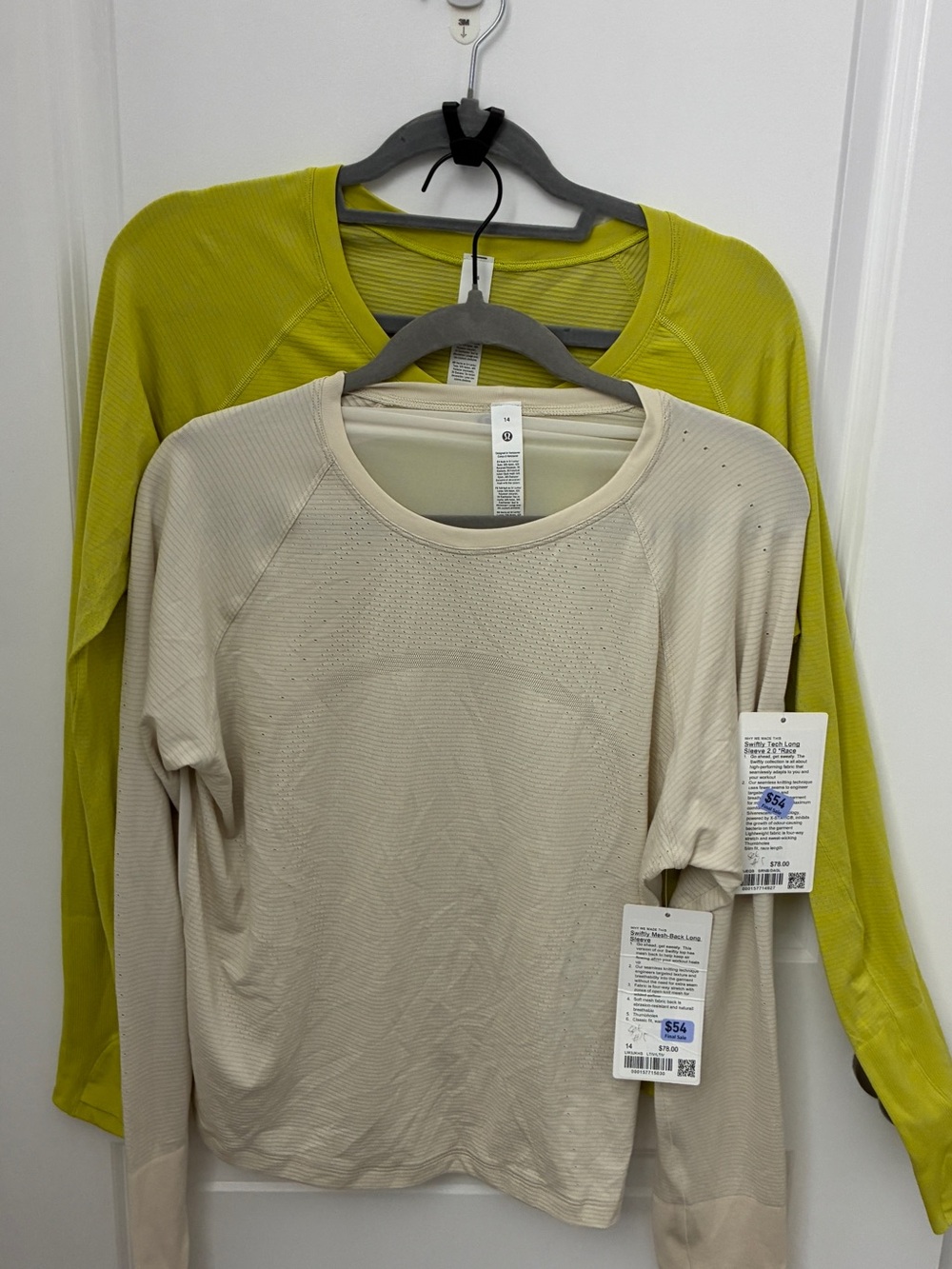 Lululemon Swiftly Long Sleeve Bundle Size 14 NWT 2 Tops
